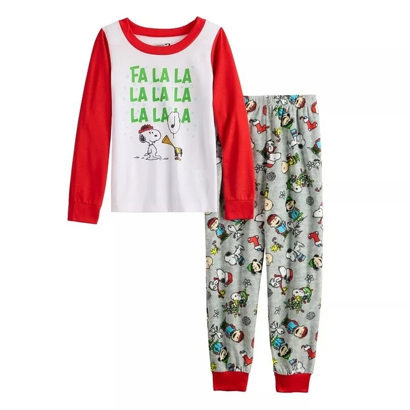 Boys peanuts online christmas pajamas