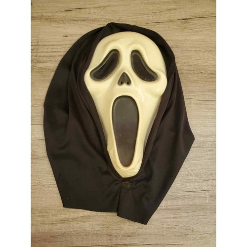  behanco Scream Mask Ghost Face Mask Halloween Full Face Mask  Adult Child Grim Reaper Monolithic Scary Face Ghost Festival Screaming  Skull