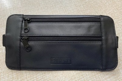 supreme leather pouch