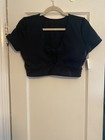 Bare Necessities Swim Top Cap Sleeve Underwire Sz DD Jet Black NWT — photo 1