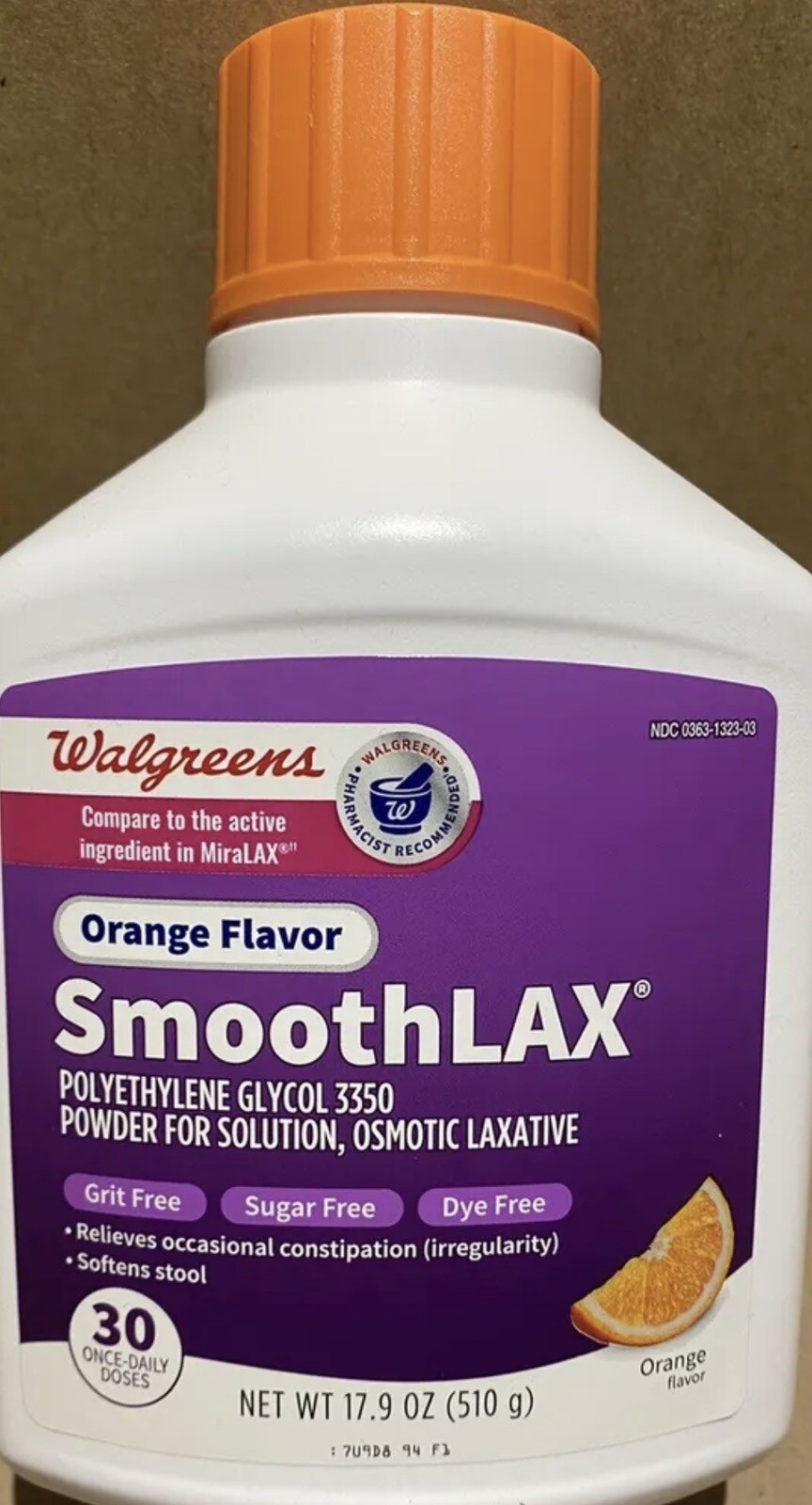 SMOOTH LAX Powder Mix Compare to MiraLAX. 17.9oz New Free Shipping eBay