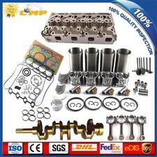 for Kubota V1903 Engine Overhaul Rebuild Kit-Crankshaft/Cylinder Head/Piston Kit