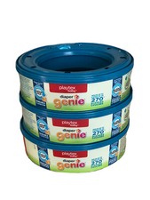 Playtex Baby Diaper Genie Refill Bags, Fresh, 270 Count, Pack of 3 -NEW