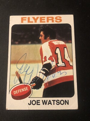 1975-76 Topps Joe Watson #281 VG AUTO