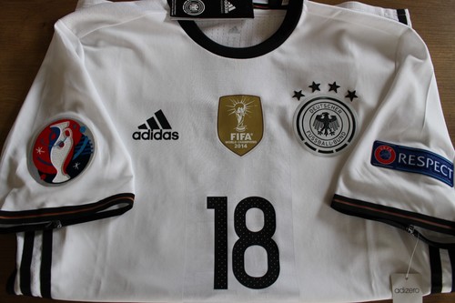 Adidas Allemagne Euro 2016 Home Toni KROOS #18 Size M - Foto 3 di 9