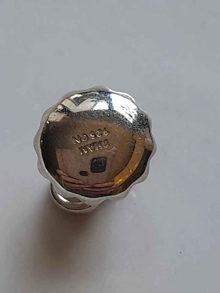 Berloque pulseira suporte bolo chá esmalte lavanda prata 925 Chamilia - Imagem 2 de 2