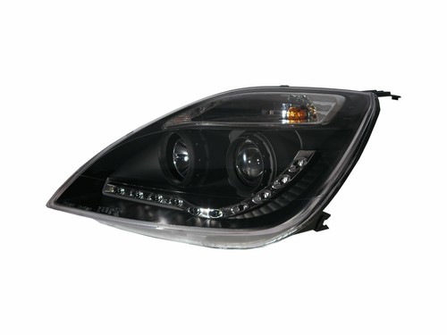 Fiesta MK5 2002-2005 Pre-Facelift Projector R8Look Headlight Black for FORD RHD - Picture 2 of 7