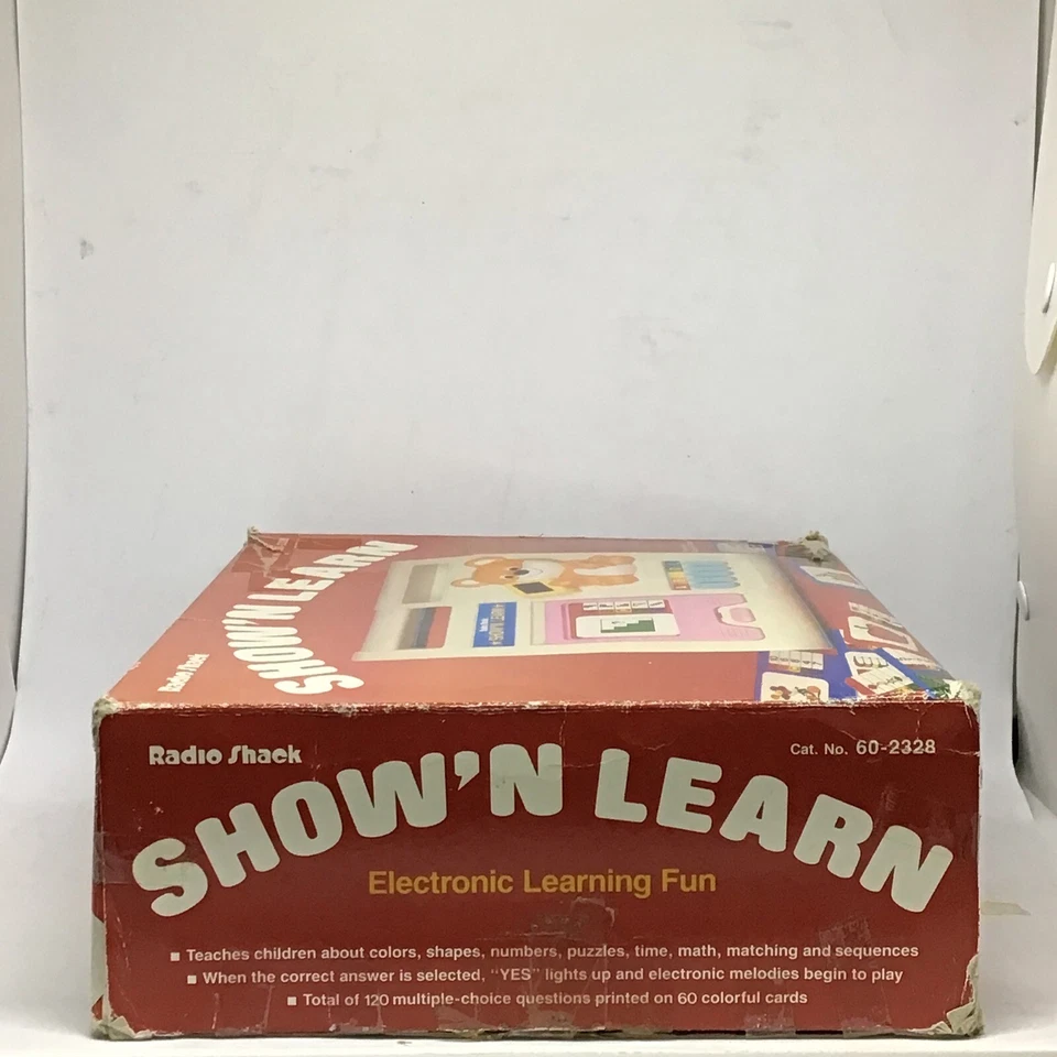 Juguete educativo Vint Radio Shack Electronic Show N Learn con caja original #602328 Foto 4 de 4