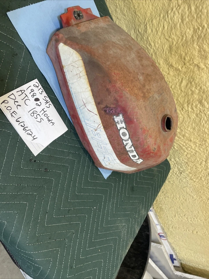 Tanque de combustível 1982 Honda Atc 185S tanque de gasolina 213 - Imagem 4 de 4