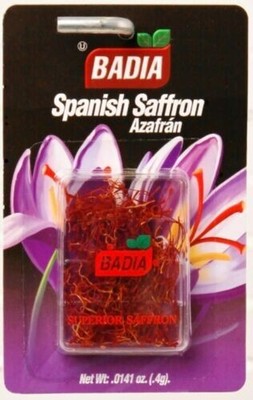 Badia Pure Selected Saffron 0.4 gm  Azafran / Badia Azafrán Puro