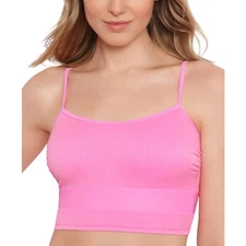 Salt + Cove Womens Juniors Size M Pink Peony "Not What It Seams" Bikini Top NWT