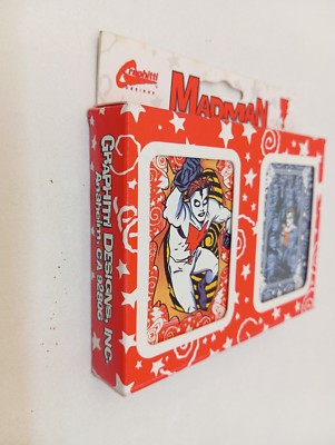 GRAPHIC DESIGN INC ANAHEIM MADMANN PLAYING CARDS KARTENSPIEL-ZR-F3