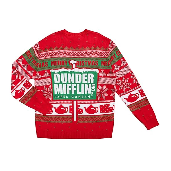 Dunder Mifflin Paper Company Ugly Christmas Sweater Unisex