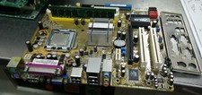 ASUS P5GZ-MX ATX LGA 775 motherboard w/ Intel 3GHz CPU, 1GB Memory I/O Plate