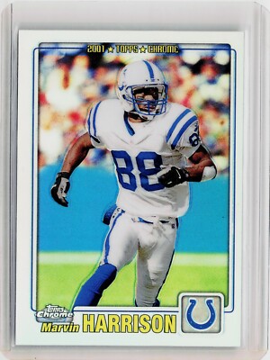 2001 TOPPS CHROME REFRACTOR #146 - MARVIN HARRISON #ED 269/999