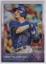 2015 Topps Chrome Refractors #125 Troy Tulowitzki