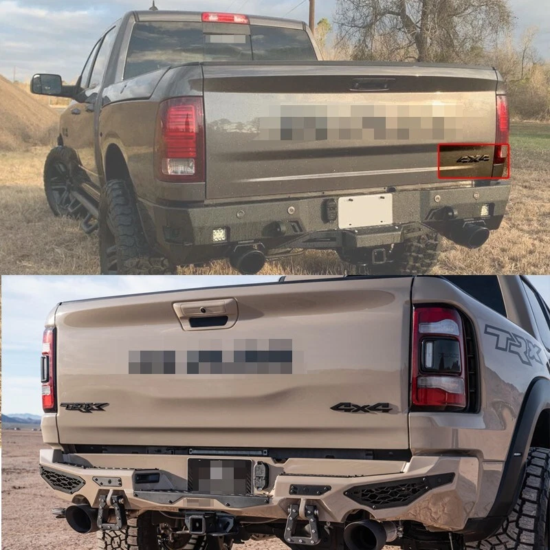 Placa de identificación 3D negro mate 4x4 LIMITADA insignia emblema camión SUV capó maletero guardabarros Foto 3 de 3