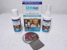 Littlebugs Complete Lice Elimination KIT Pesticide-Free 3 STEP COMB, NIT, SERUM