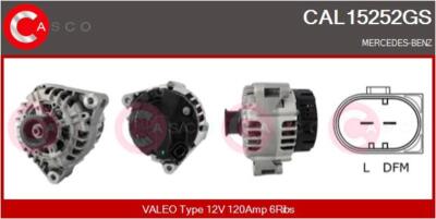 CAL15252GS CASCO Generator für MERCEDES-BENZ