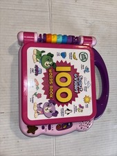 LeapFrog Scout  Violet 100 Words Book Light Up Toy Tested And Works 