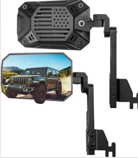 JOYTUTUS Door Hinge Mirror Doors Off Fits Jeep Wrangler JK JL Gladiator JT