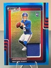 2025 Donruss Optic Jaxson Dart Neon Blue (RAW)