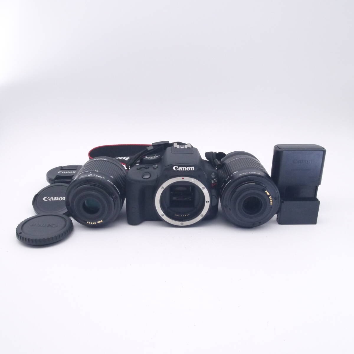 【Canon】EOS Kiss x7i + 18-55mm + 55-250mm Canon Digital SLR Camera EOS Kiss X7i Lens Kit 18.0MP EF-S18