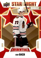 Kirby Dach 2019-20 Upper Deck Credentials Star of the Night RC #RS-KD Chicago