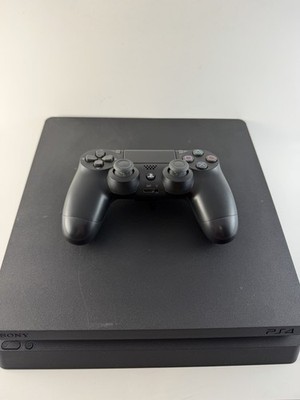 Sony PS4 Slim 500GB CUH-2015A Console Bundle Tested + Controller OEM Black