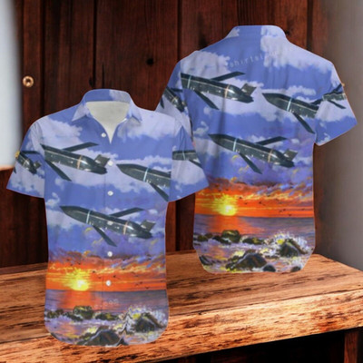 AGM 158C LRASM Missile Hawaiian Shirt