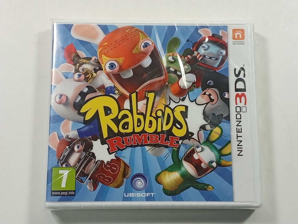 Rabbids Rumble 3DS pour jouer en voyage jeu de stratégie interactif neuf PAL