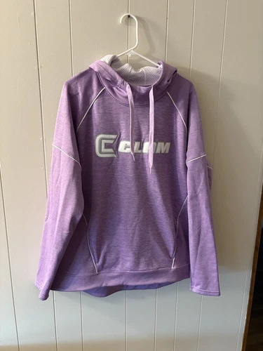 NWOT Augusta Women’s 2XL Purple Hooded Sweatshirt Clam Ice Fishing Outdoors - Picture 3 of 8