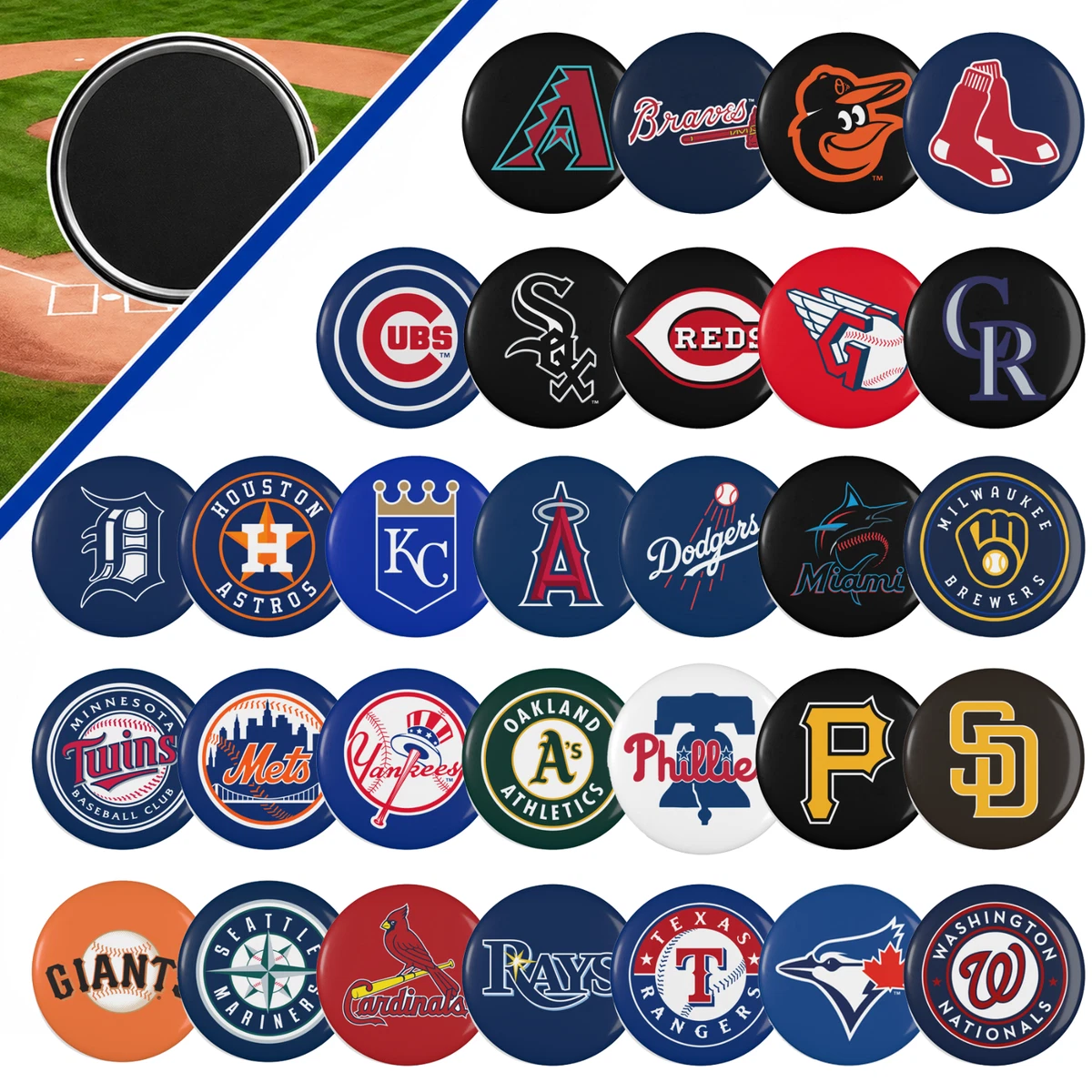 Seattle Mariners MLB Magnets for sale | eBay