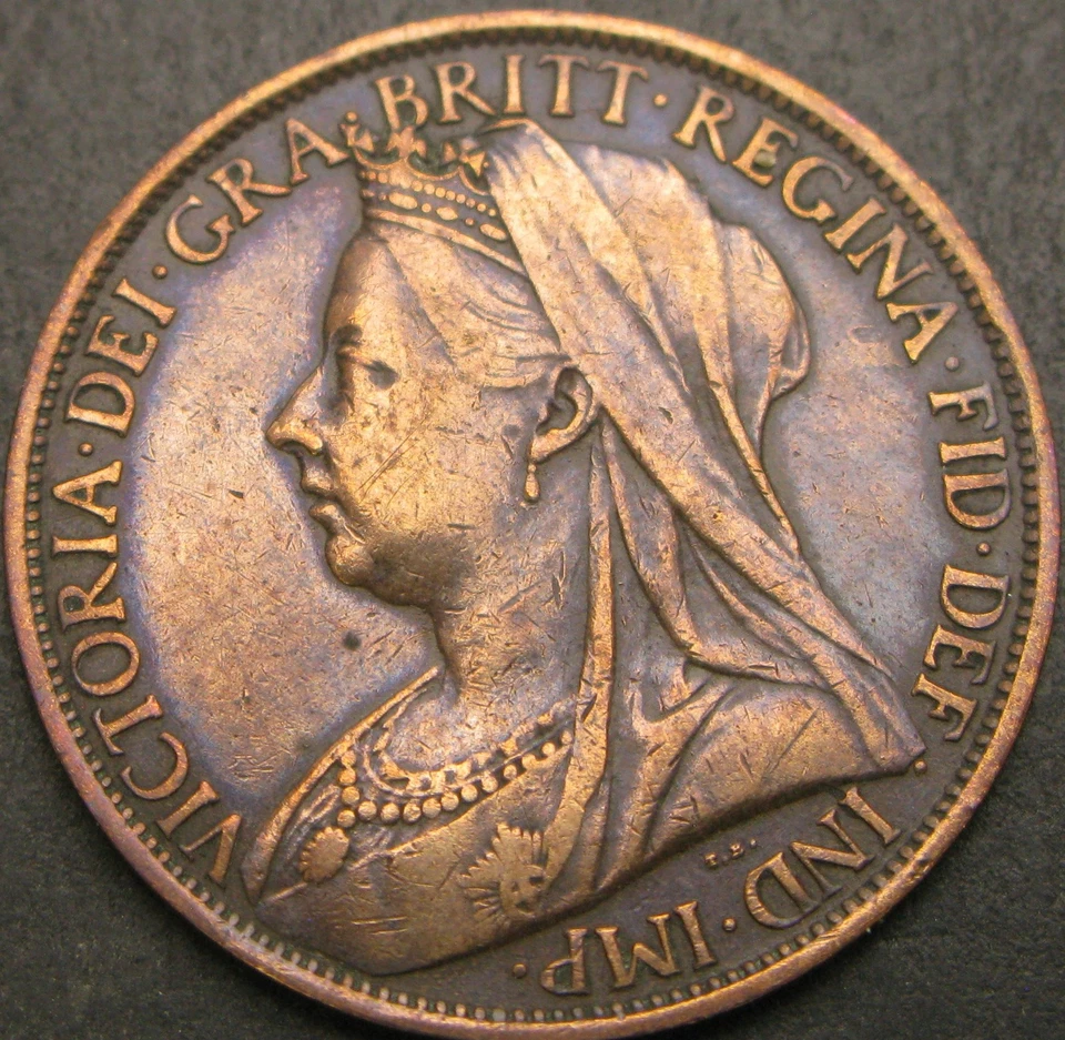 GREAT BRITAIN 1 Penny 1901 - Bronze - VF - 3343 ¤ - Image 2 of 2