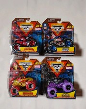 Monster Jam Marvel Serie 2 Juego Completo Monster Trucks Juguetes Escala 1:64 Spider Man