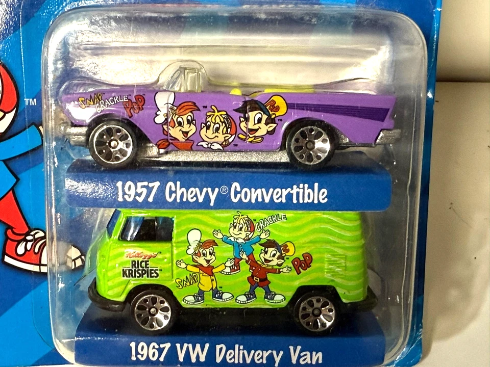 Matchbox Kelloggs Rice Krispies 67 VW Delivery Van & 57 Chevy - 2001 - Изображение 2 из 2