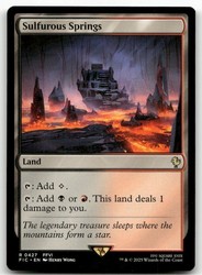 Sulfurous Springs #427 - Commander: FINAL FANTASY MTG Rare Land