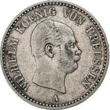 [#1116542] German States, PRUSSIA, Friedrich Wilhelm IV, 1/6 Thaler, 1862, Berli