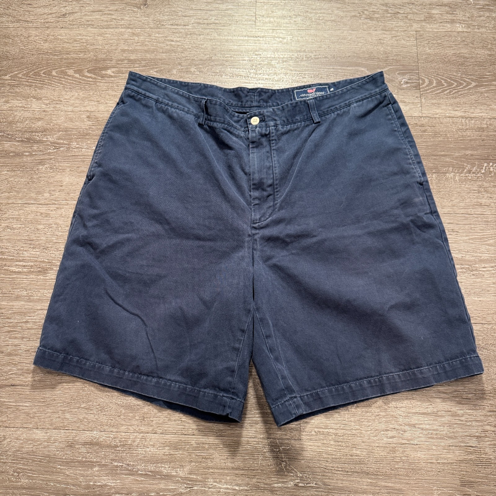 Vineyard Vines Shorts Mens 40 Blue Chino Cotton Casual Preppy Minimal 9