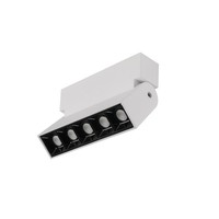 Led Wandleuchte Aluminium Weiß Schwenkbar 4000 K B:13 Cm Wandstrahler Wohnzimmer