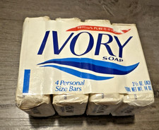 Vintage 1987 Ivory Bar Soap Lot of 4 Personal Size 3.5 oz USA Made Packaged NOS