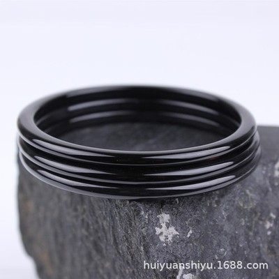 Natural Dingdang Bracelet, Fine Striped Agate Jade Marrow Bracelet Jadeite 