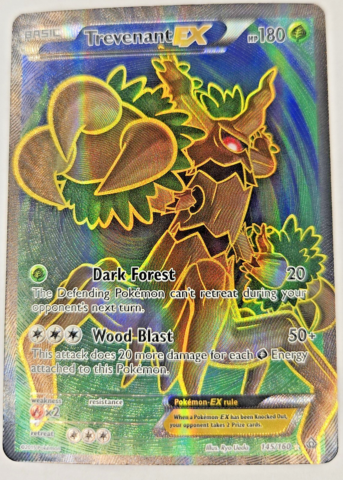 Trevenant EX (145 Full Art) 145/160 XY - Primal Clash - NM Or Better