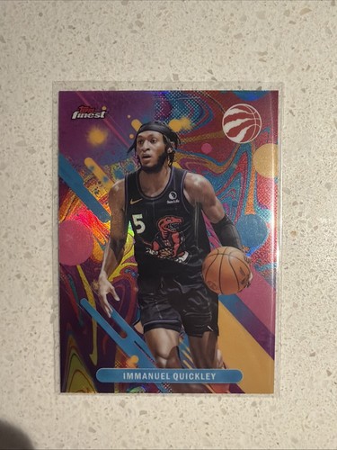 Immanuel Quickley – 2025-26 Topps Finest Basketball · Base Common #32 Immanuel Quickley