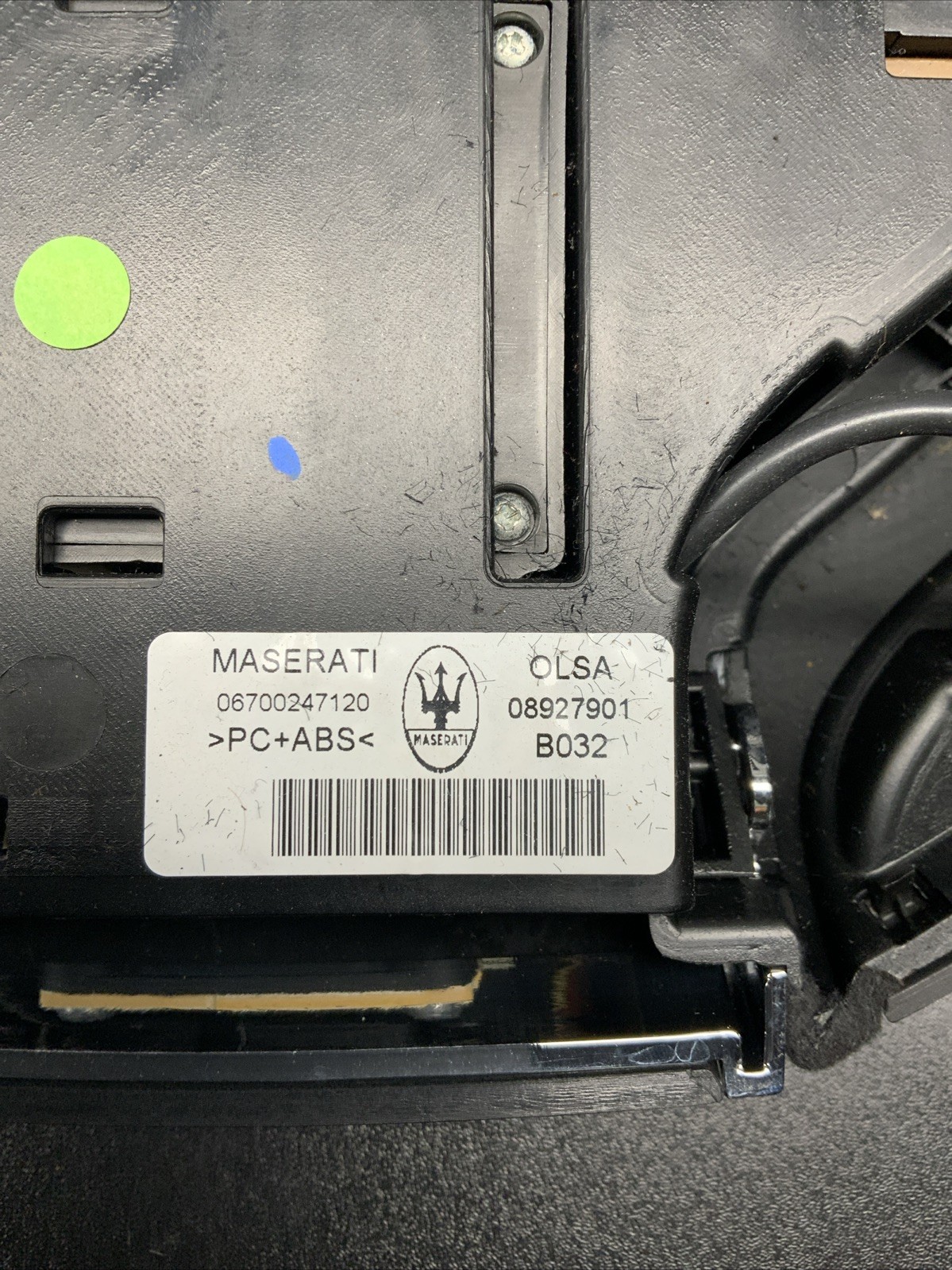 2014-2017 MASERATI GHIBLI Overhead Interior Dome Light