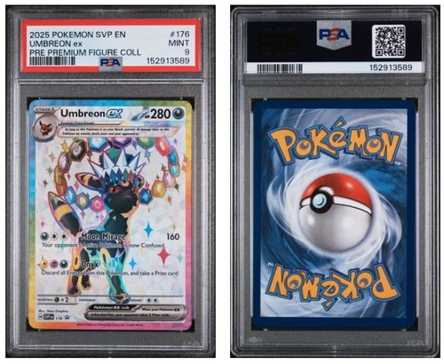 UMBREON ex PRE PREMIUM FIGURE COLL 2025 PSA 9 POKEMON PSA 9 BLACK STAR PROMO#176