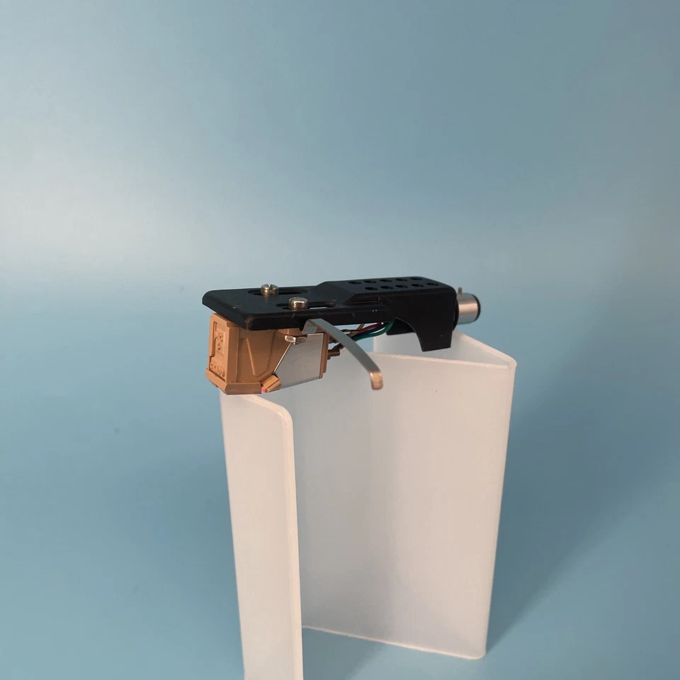 Record Needle Stylus Grado MC+ Cartucho Tocadiscos Reproductor de Discos USADO Foto 2 de 4