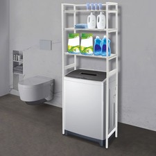 Storage Shelf, Freestanding Storage Rack, Bathroom Rack for Washing Machine