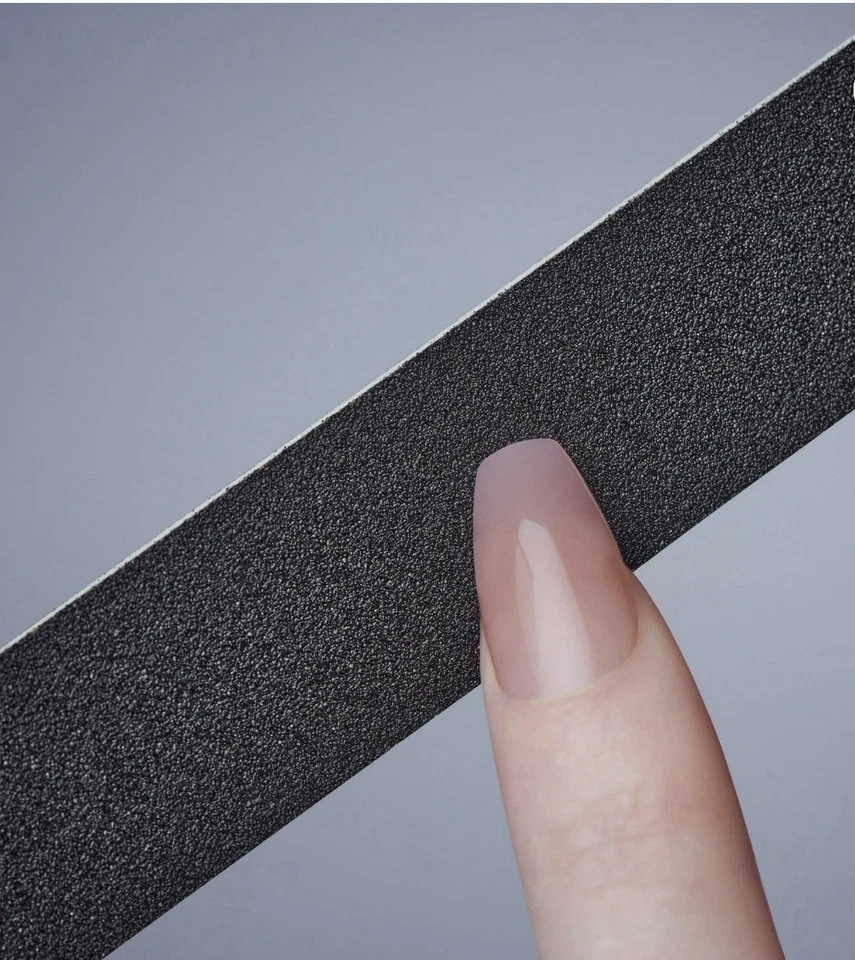 Pacote com 2 - Lixa de Unha de Acrílico Kiss #180/600 Chá Verde Infundida - Total de 4 Filtros de Unhas - Imagem 3 de 4