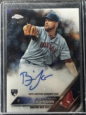 Brian Johnson 2016 Topps Chrome - Rookie On Card Autographs #RA-BJ Red Sox. rookie card picture